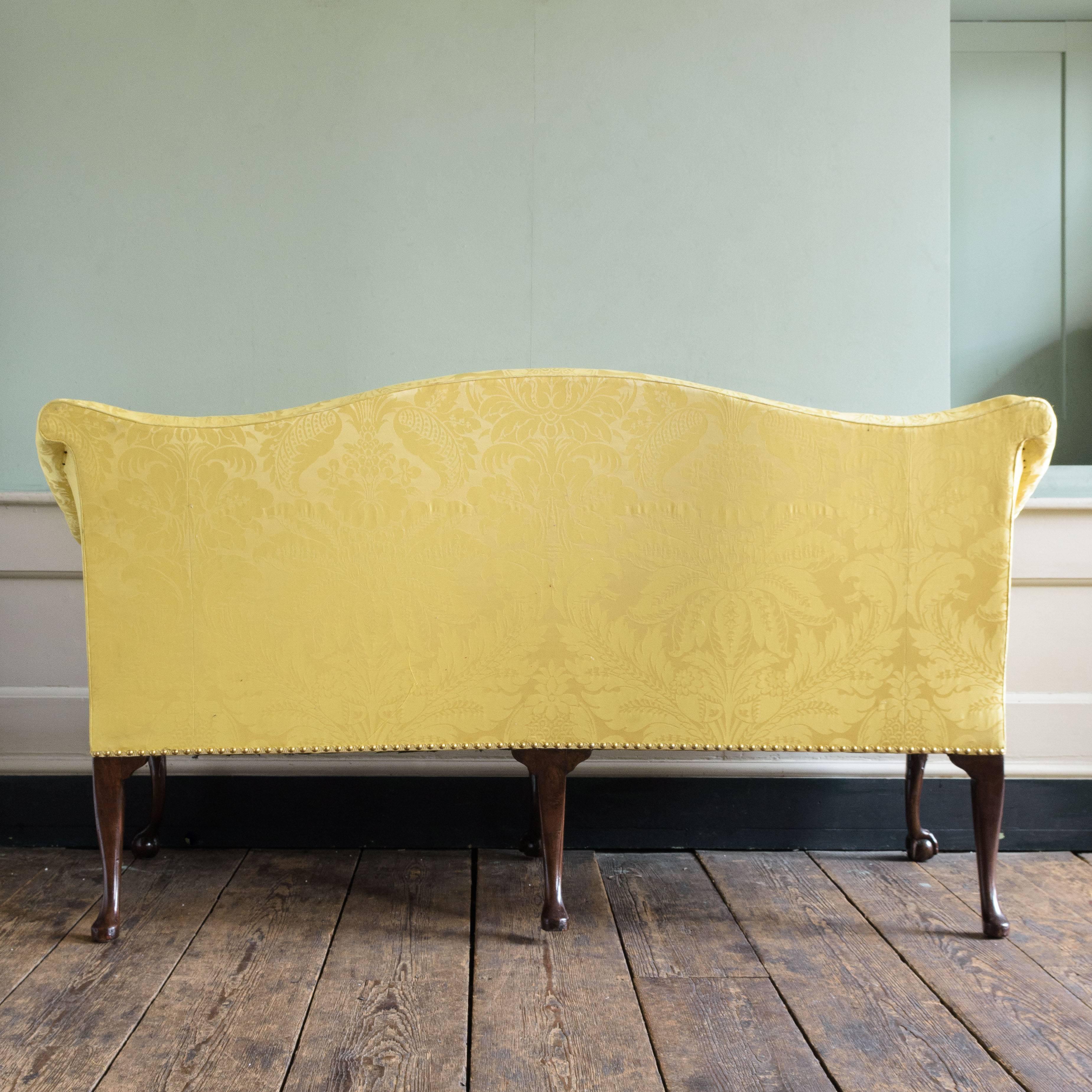 George II Style Mahogany Sofa 1