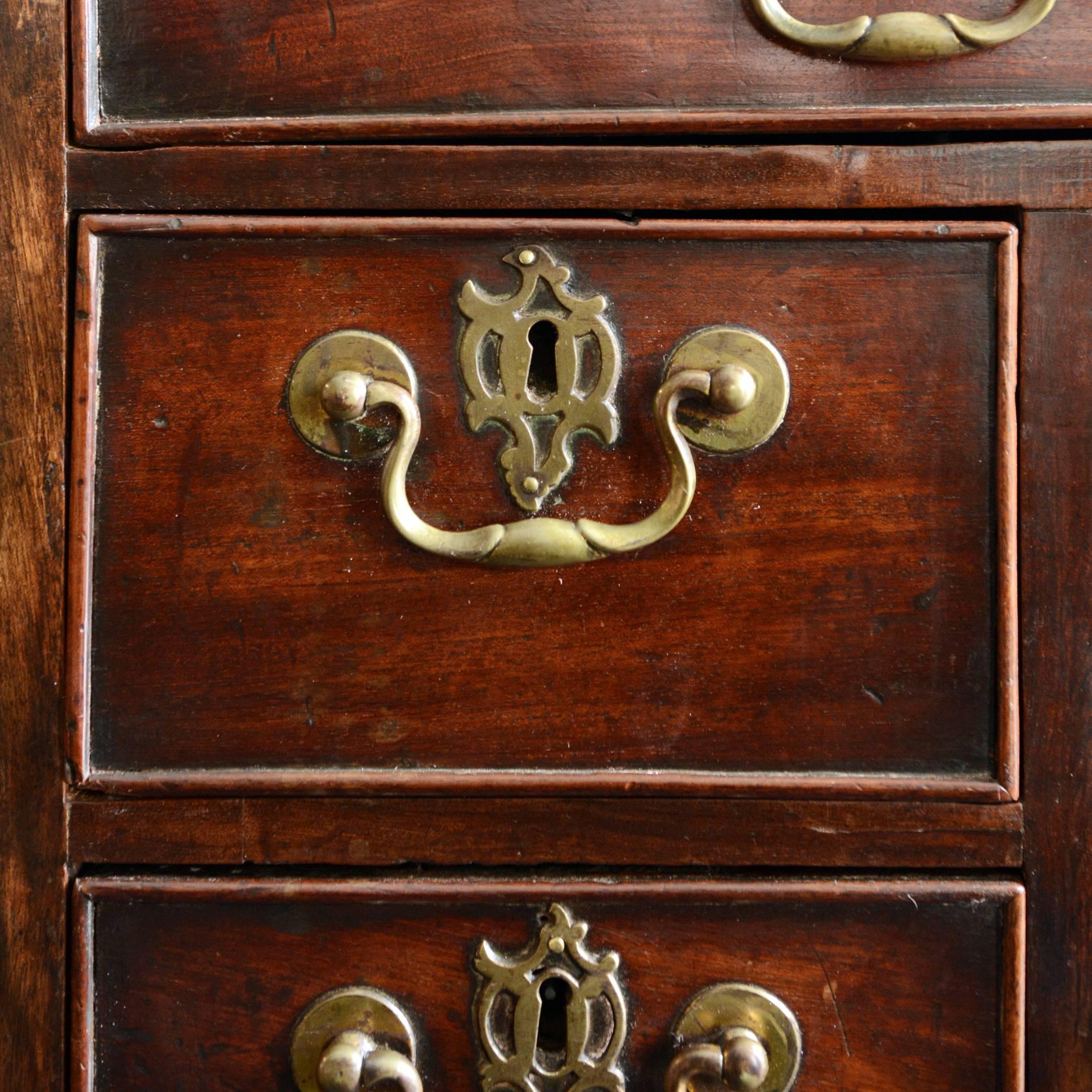 Mid-18th Century George II Mahogany Kneehole Desk