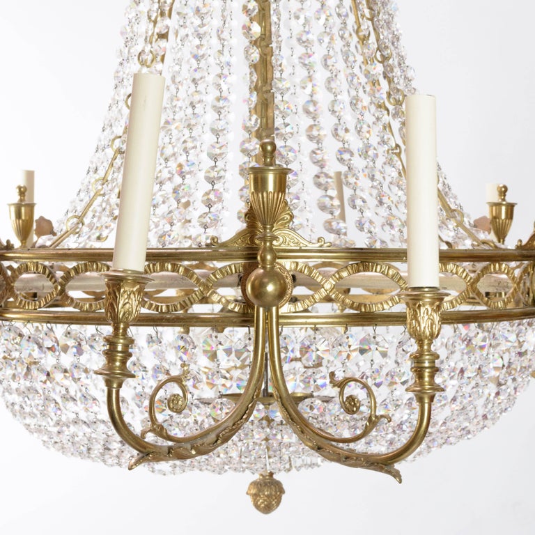 Two Substantial 18th Century Style Chandeliers For At 1stdibs 20th Century Two Substantial 18th Style Chandeliers For