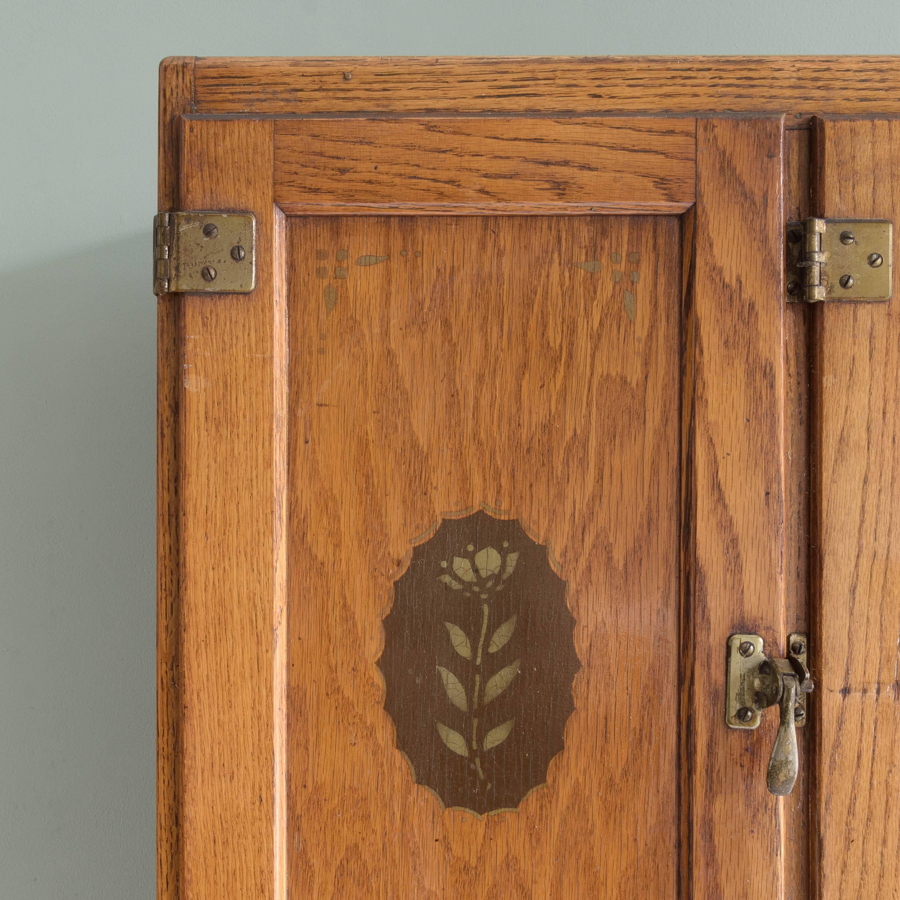 oak hoosier cabinet