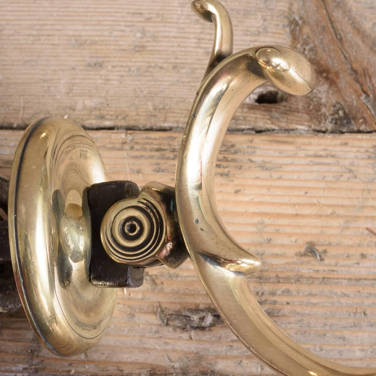 English Georgian Brass Door Knocker