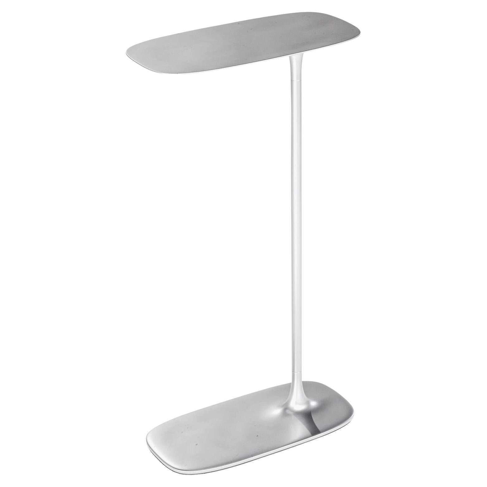 UNISM - Grande table d'appoint en aluminium brossé