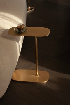Low Side Table - Brushed Brass