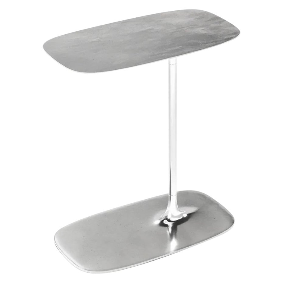 Set of two Low Side Table - Polished Aluminium