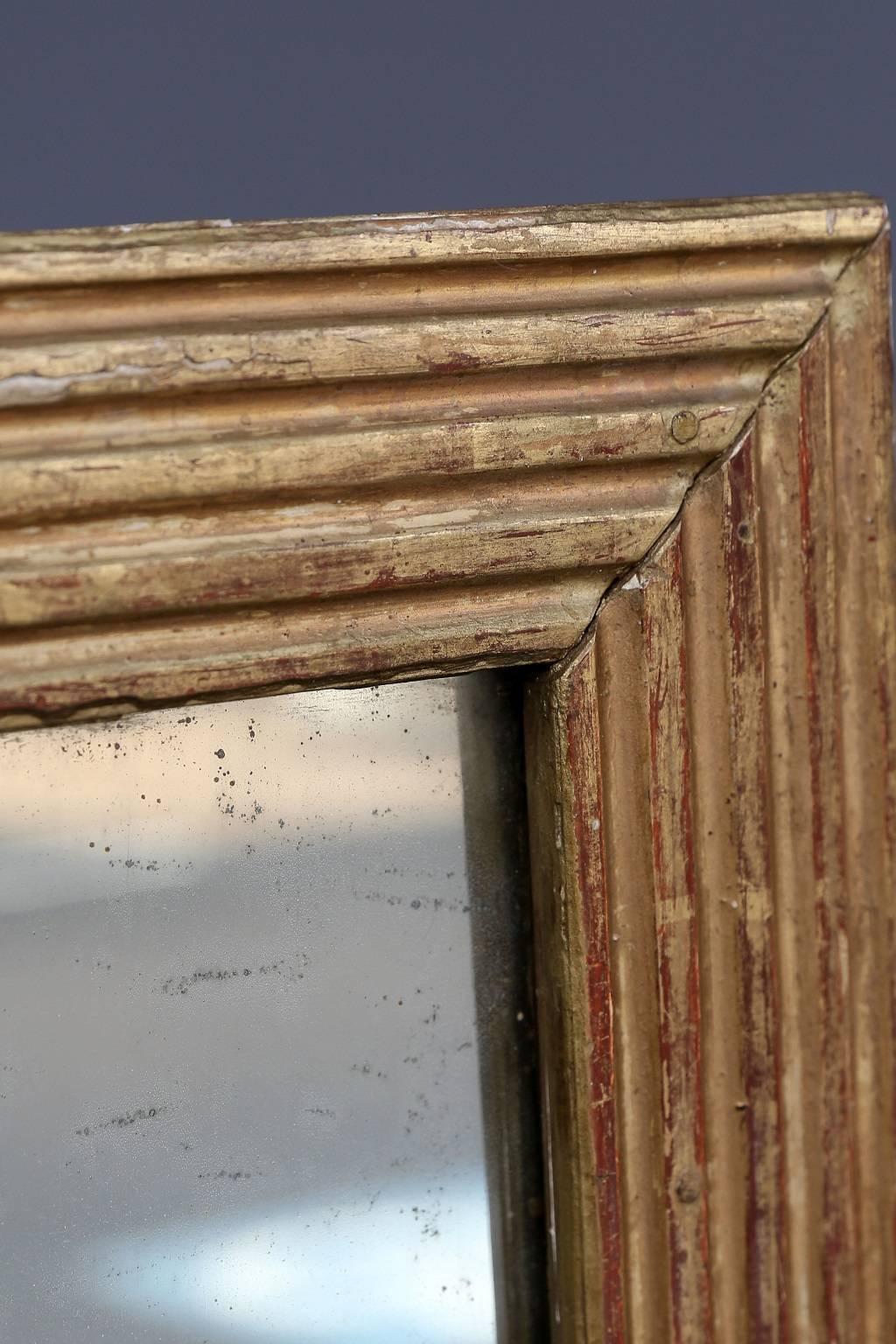 French Louis XVI Giltwood Mirror