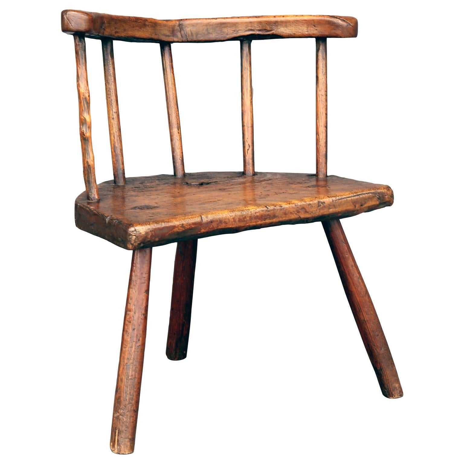 Early 18th Century Stick Chair from Wales