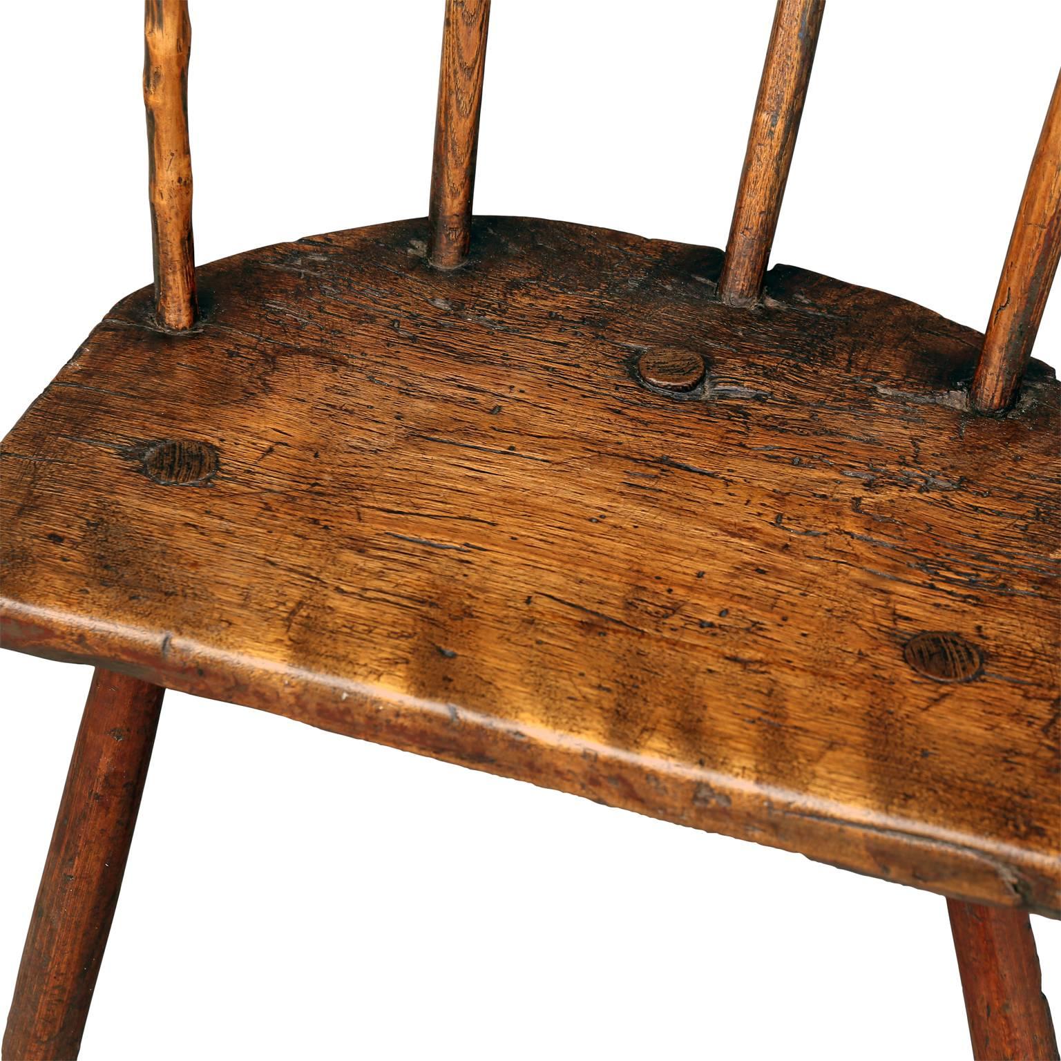 Ash Early 18th Century Stick Chair from Wales