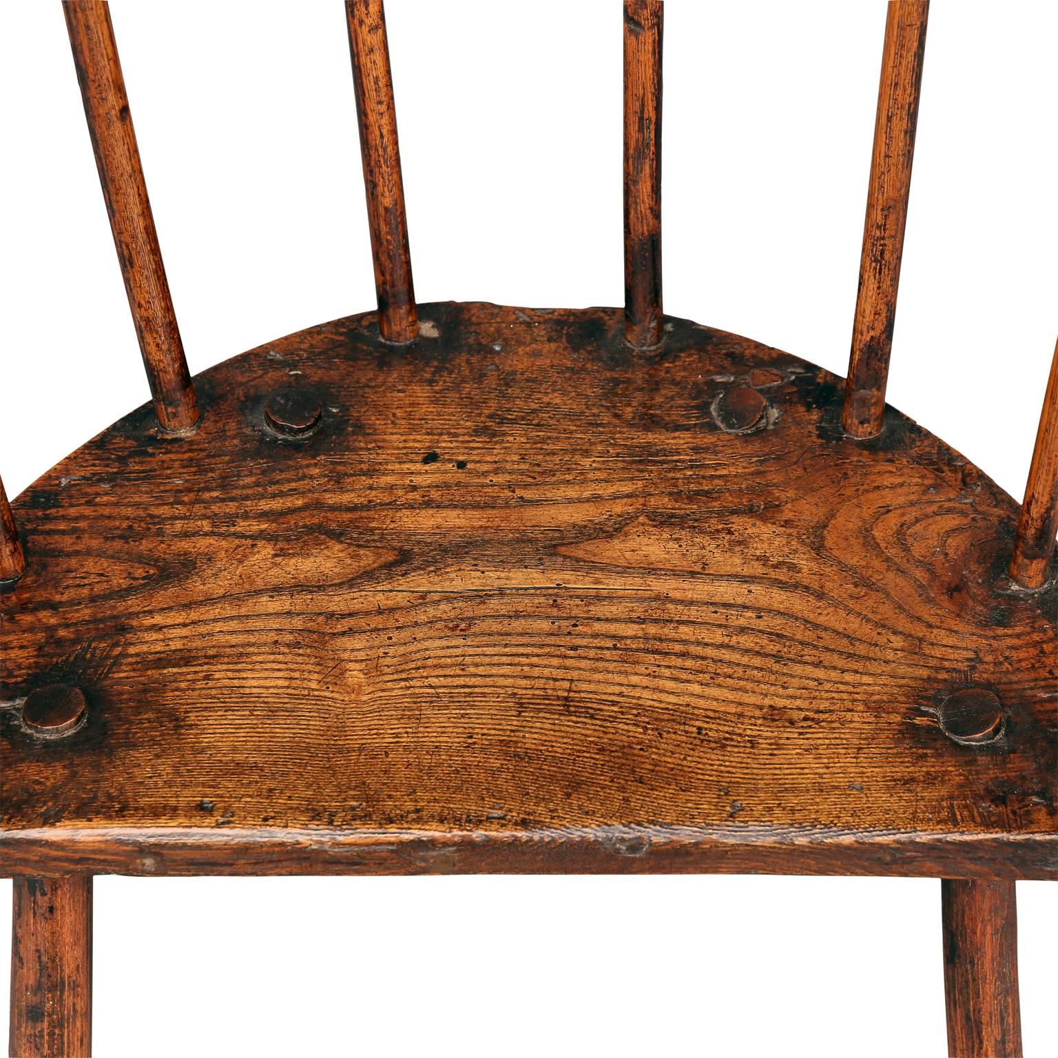 18th Century Stick Chair from Wales In Excellent Condition In Houston, TX