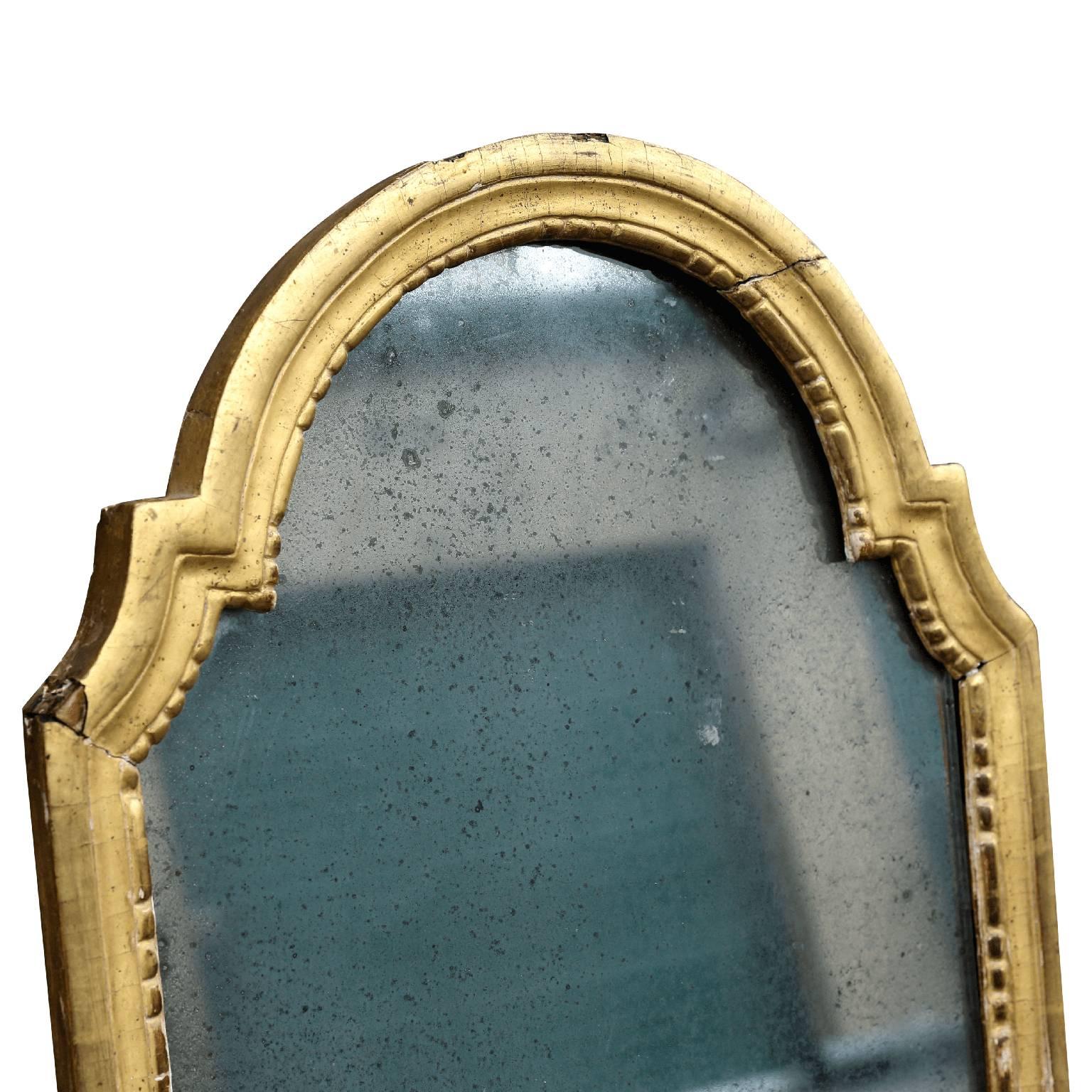 French Petite Arched-Top Mirror