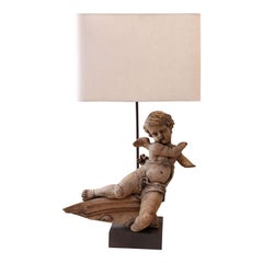 Antique Custom Figural Table Lamp