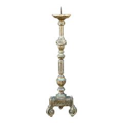 Early 19th Century French Bore Doré Candlestick