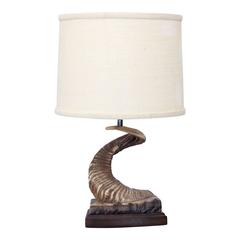 Ram's Horn Custom Table Lamp 4