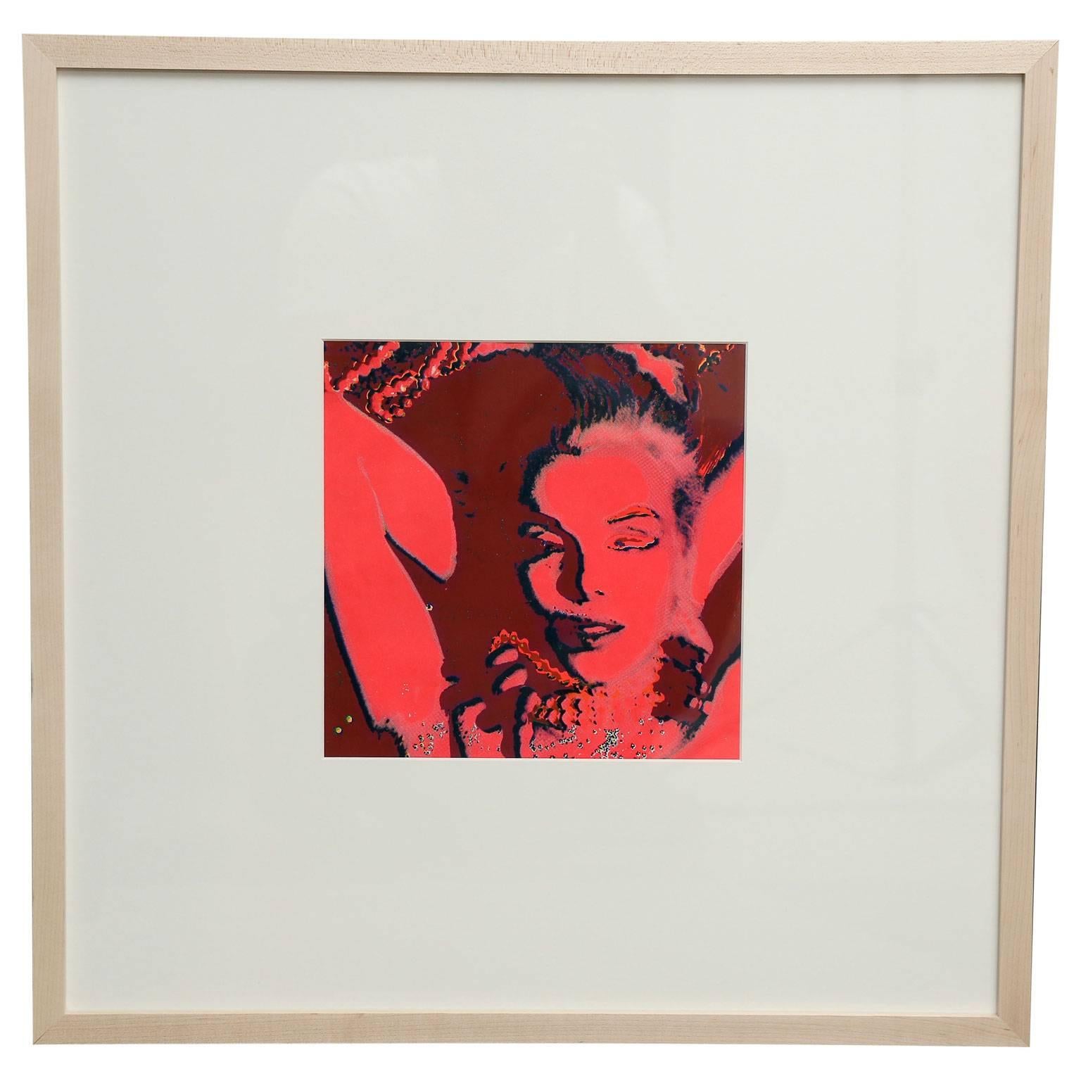 'The Marilyn Monroe Trip - 9' original serigraph artwork by Burt Stern (1929-2013), after 'The Last Sitting,' published in the March 1968 issue of Avant Garde magazine (with a relatively low circulation except in NYC), and matted and framed in