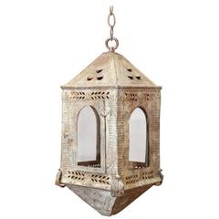 Antique Moroccan Style Processional Lantern