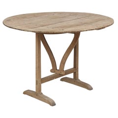 19th Century French Wine Tasting Table