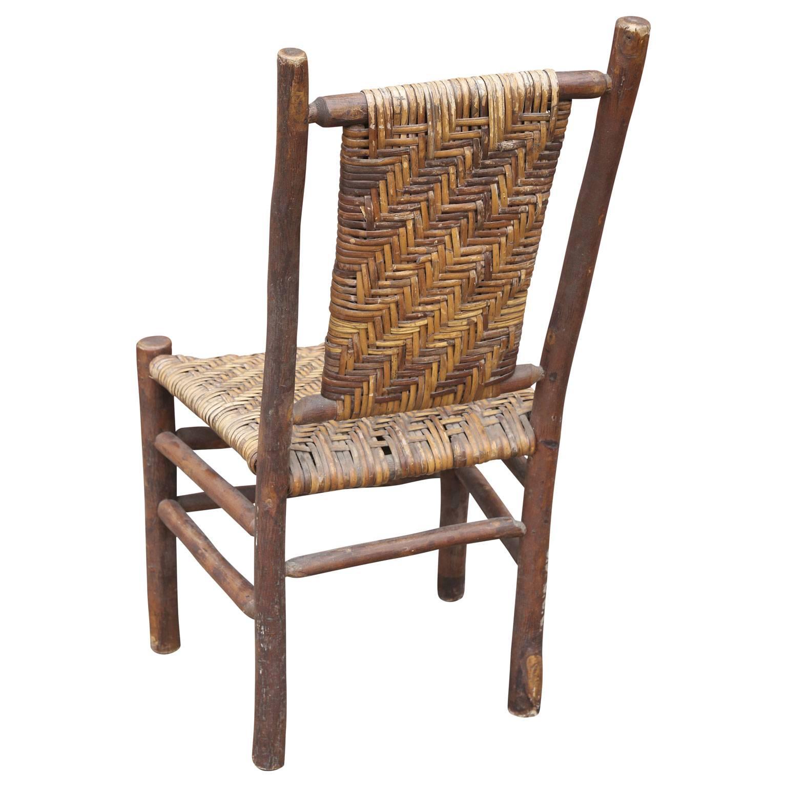 American Old Hickory Side Chair