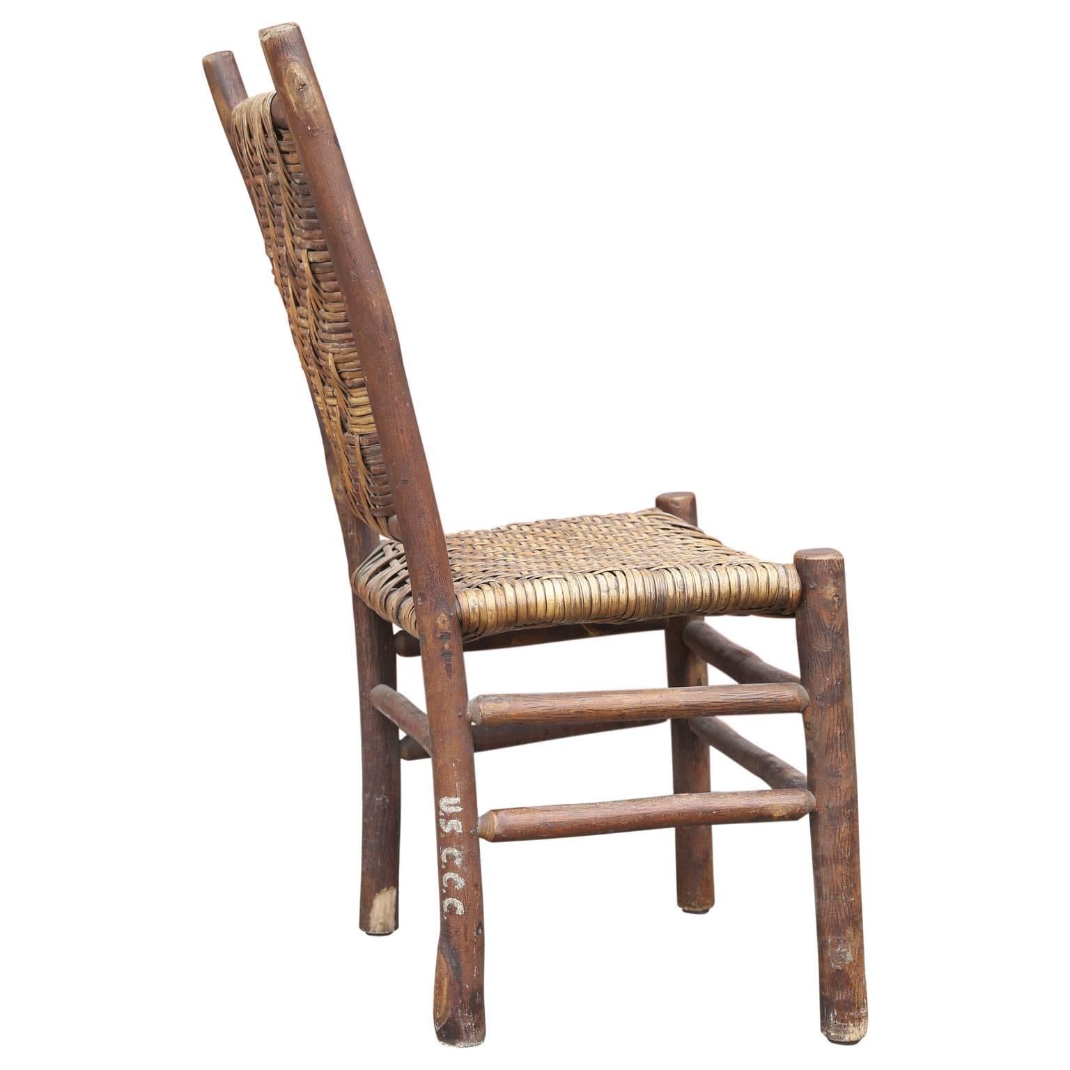 Adirondack Old Hickory Side Chair