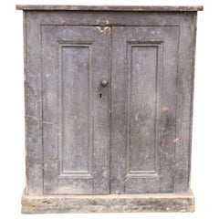Painted Two-Door Cabinet