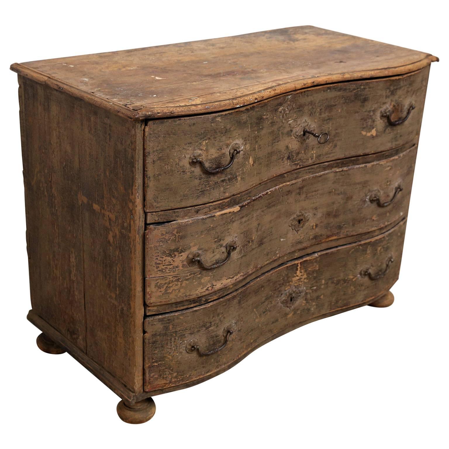 Hand-Carved 18th Century French Commode