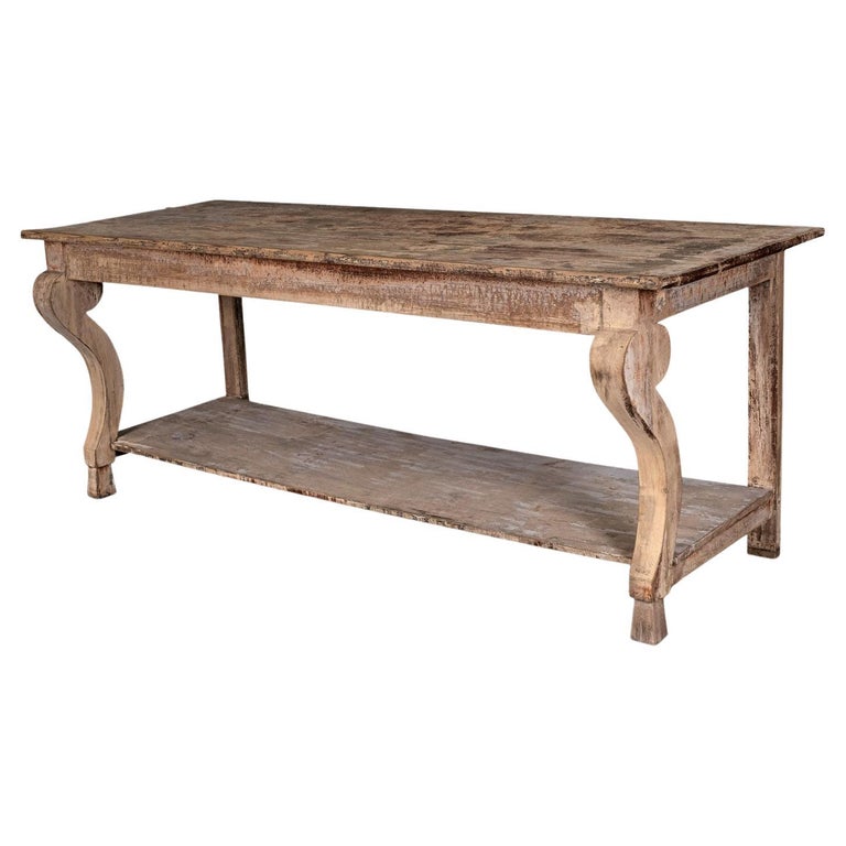 Large-Scale Painted Console Table For Sale at 1stDibs