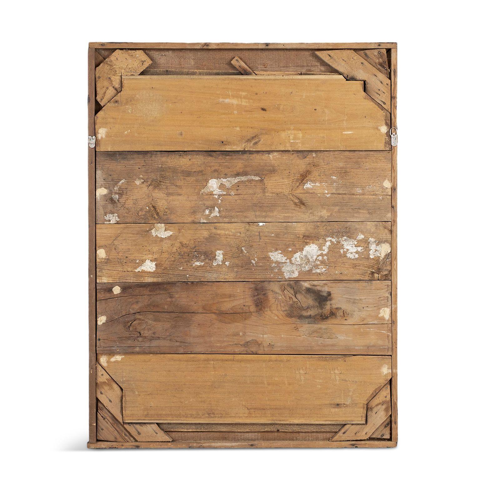 Hand-Carved 19th Century Ebonized Mirror For Sale