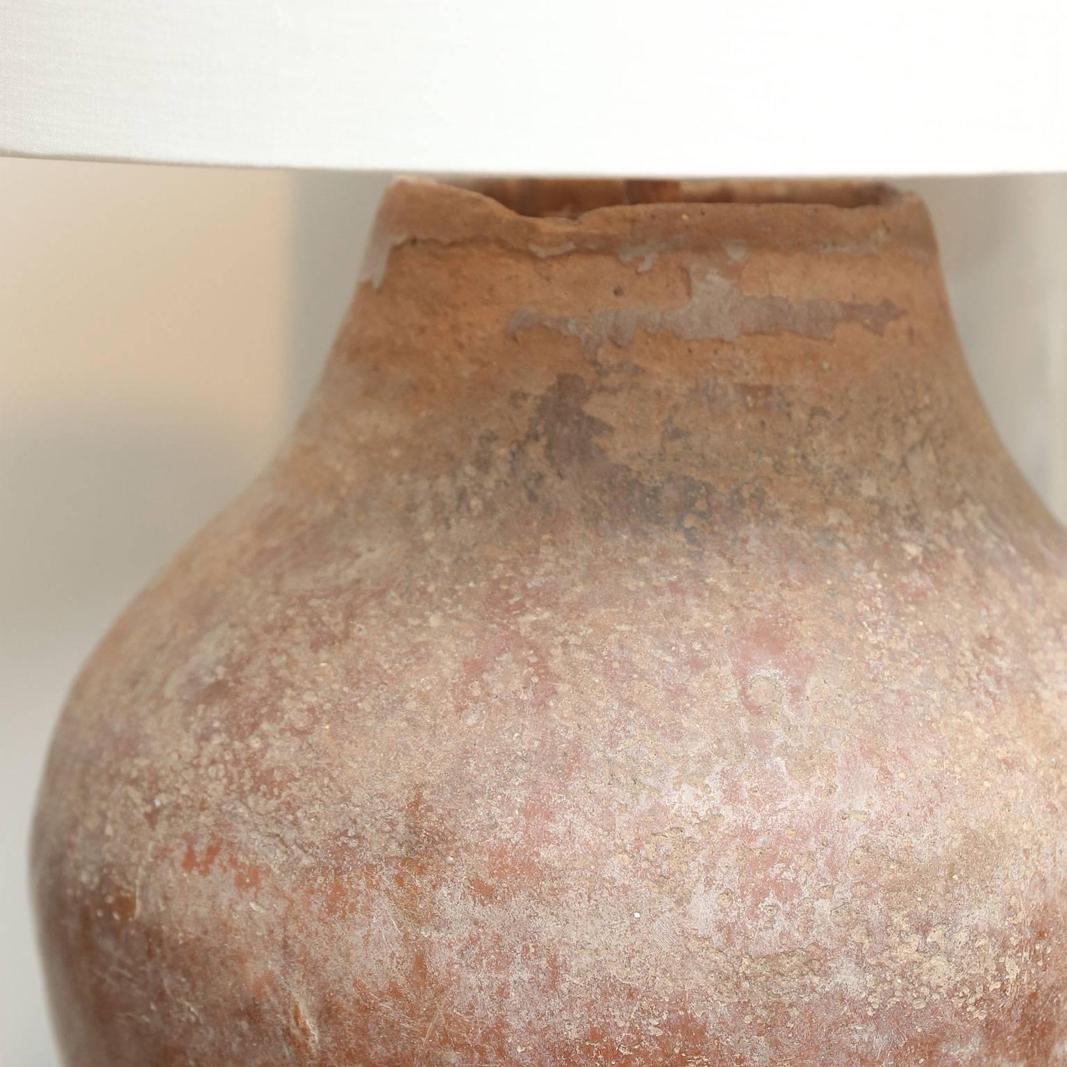 Large 19th Century Terracotta Urn as Custom Table Lamp 2