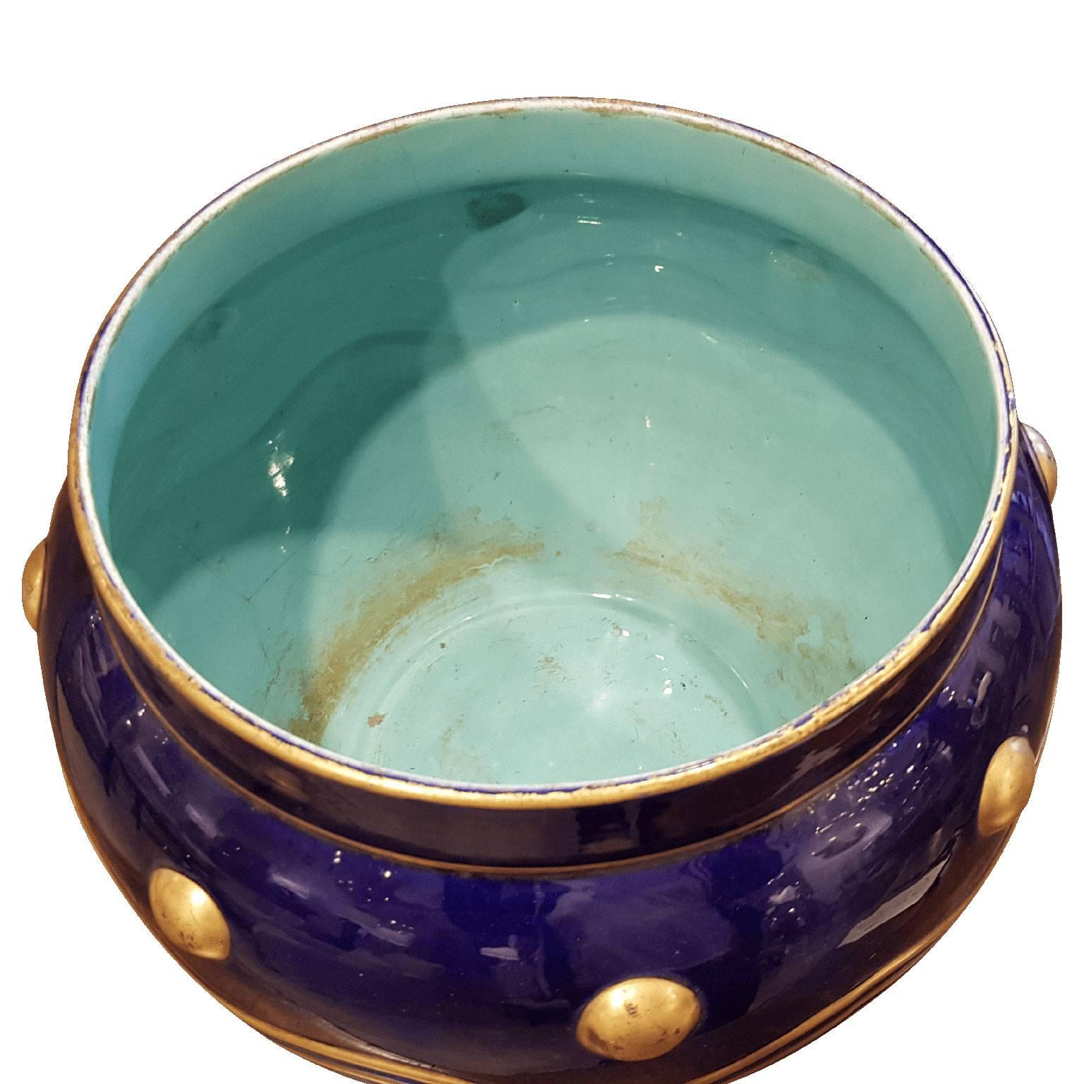 Early 20th Century French Faience Cachepot