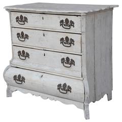 Early 19th Century Bombé Painted Dutch Commode