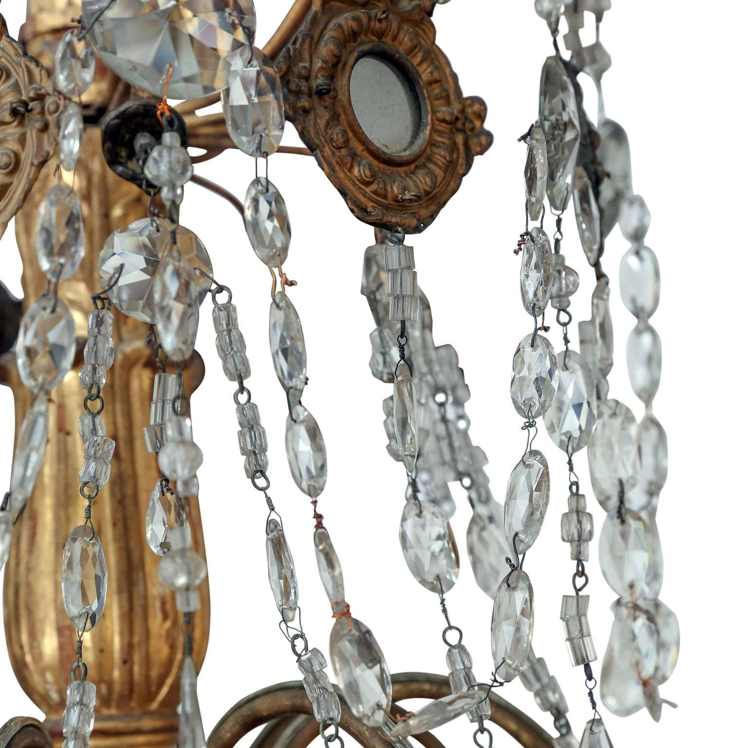 Pair of 18th Century Chandeliers from Genoa In Excellent Condition In Houston, TX