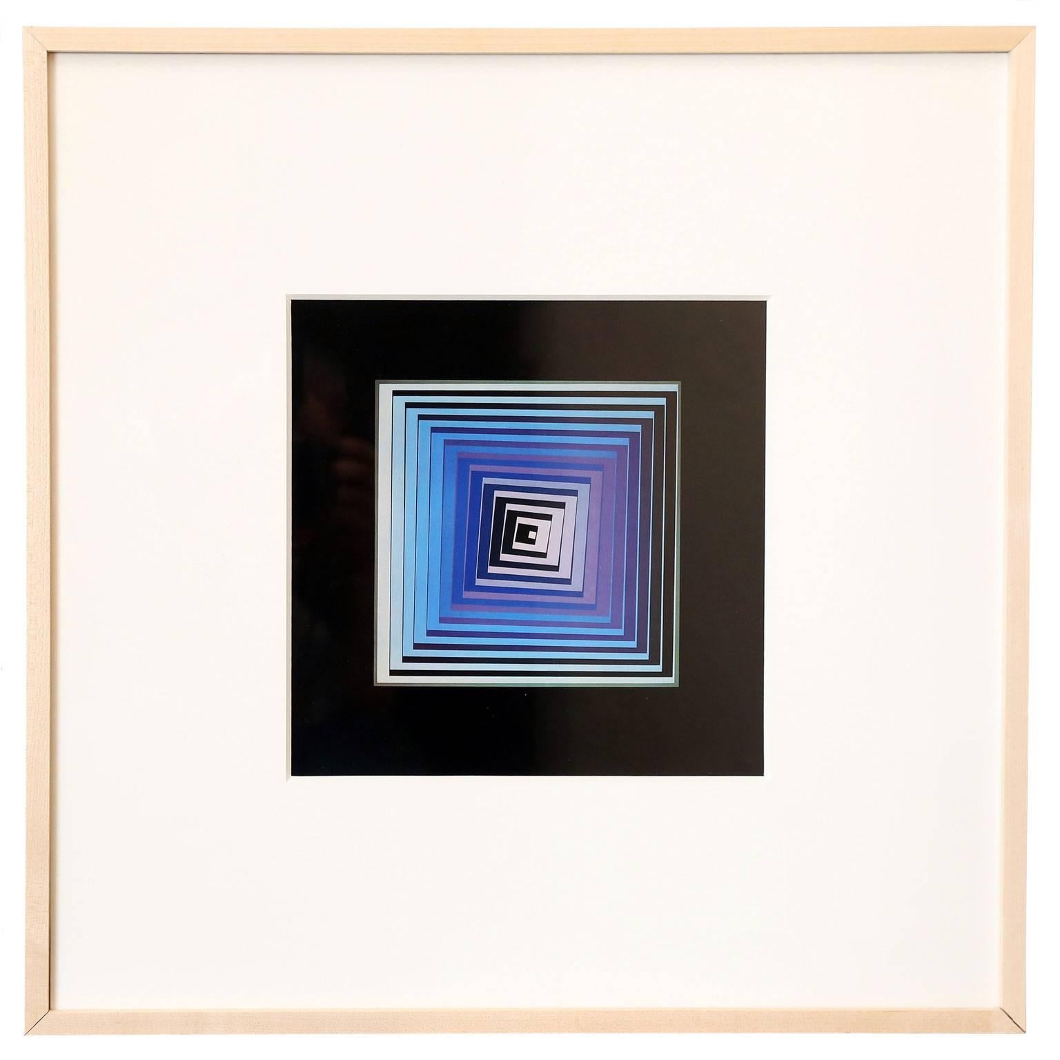 Set of two original Victor Vasarely 