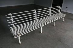 Long French Iron Bench