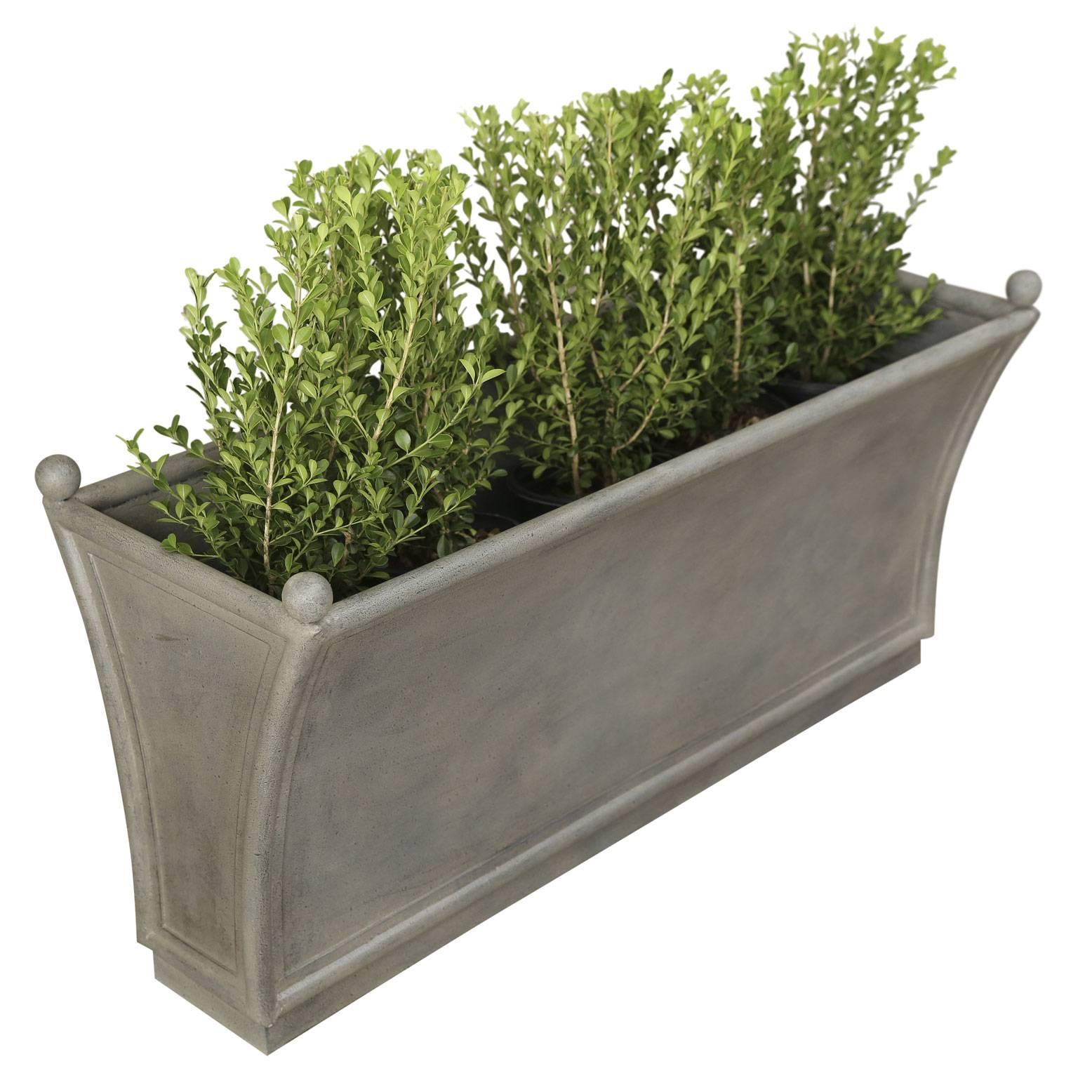 Hand-Crafted Pair of French Style Planters