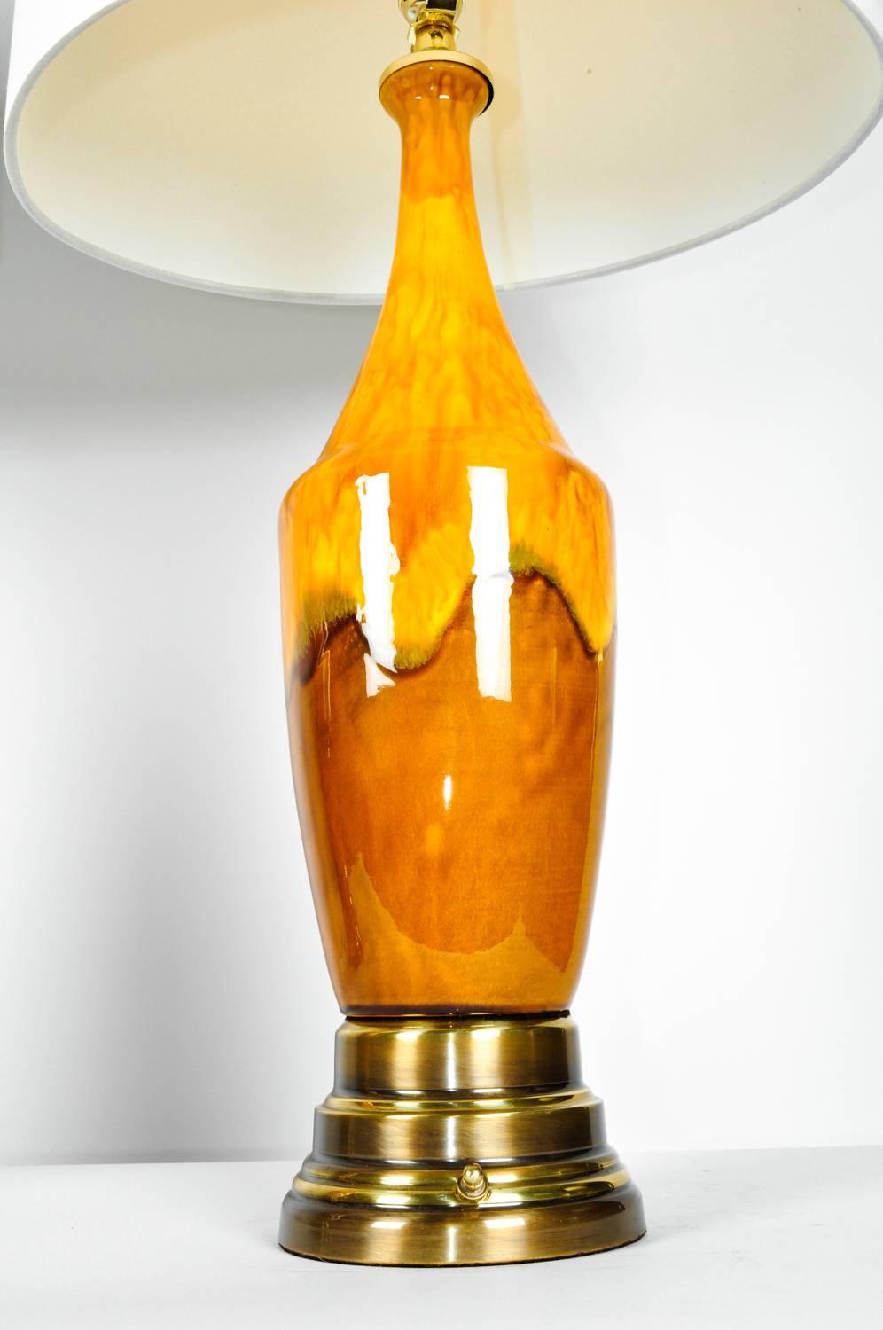 Italian Vintage Pair of Porcelain Table / Task Lamps