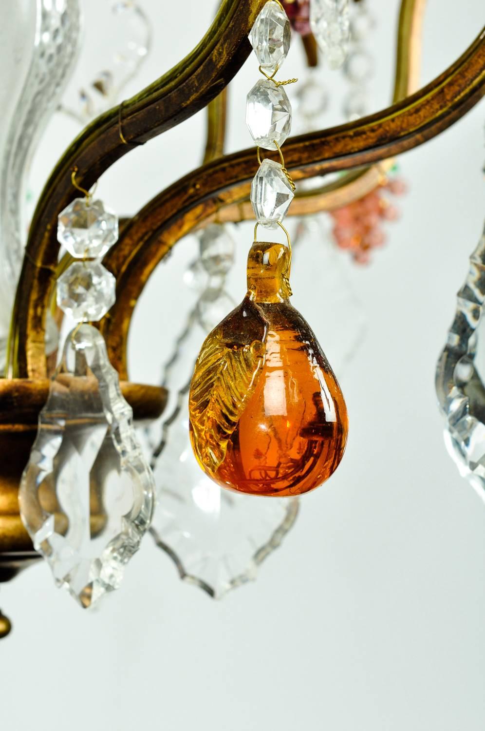 murano fruit chandelier sale