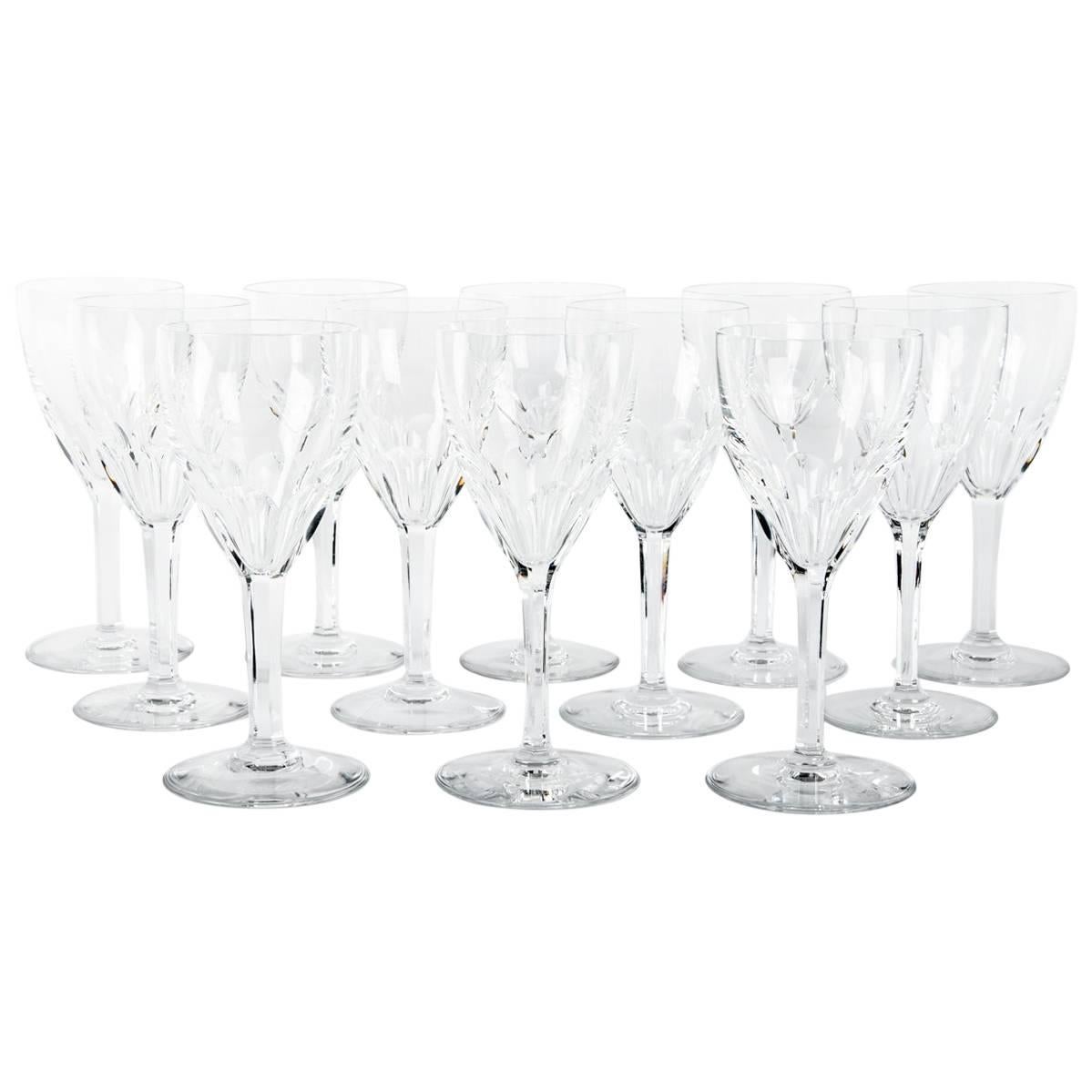 Baccarat Set of 12 Wine Glasses