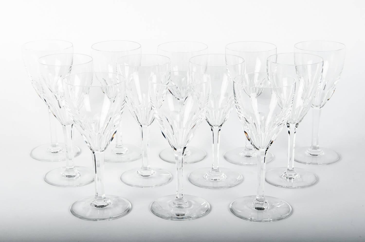 Baccarat Set of 12 Wine Glasses 1