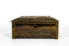 German Vintage Brass Box