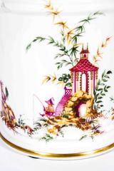 Anciennes boîtes à chandeliers en porcelaine française de Limoges