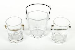 Antique Daum French Crystal Ice Bucket