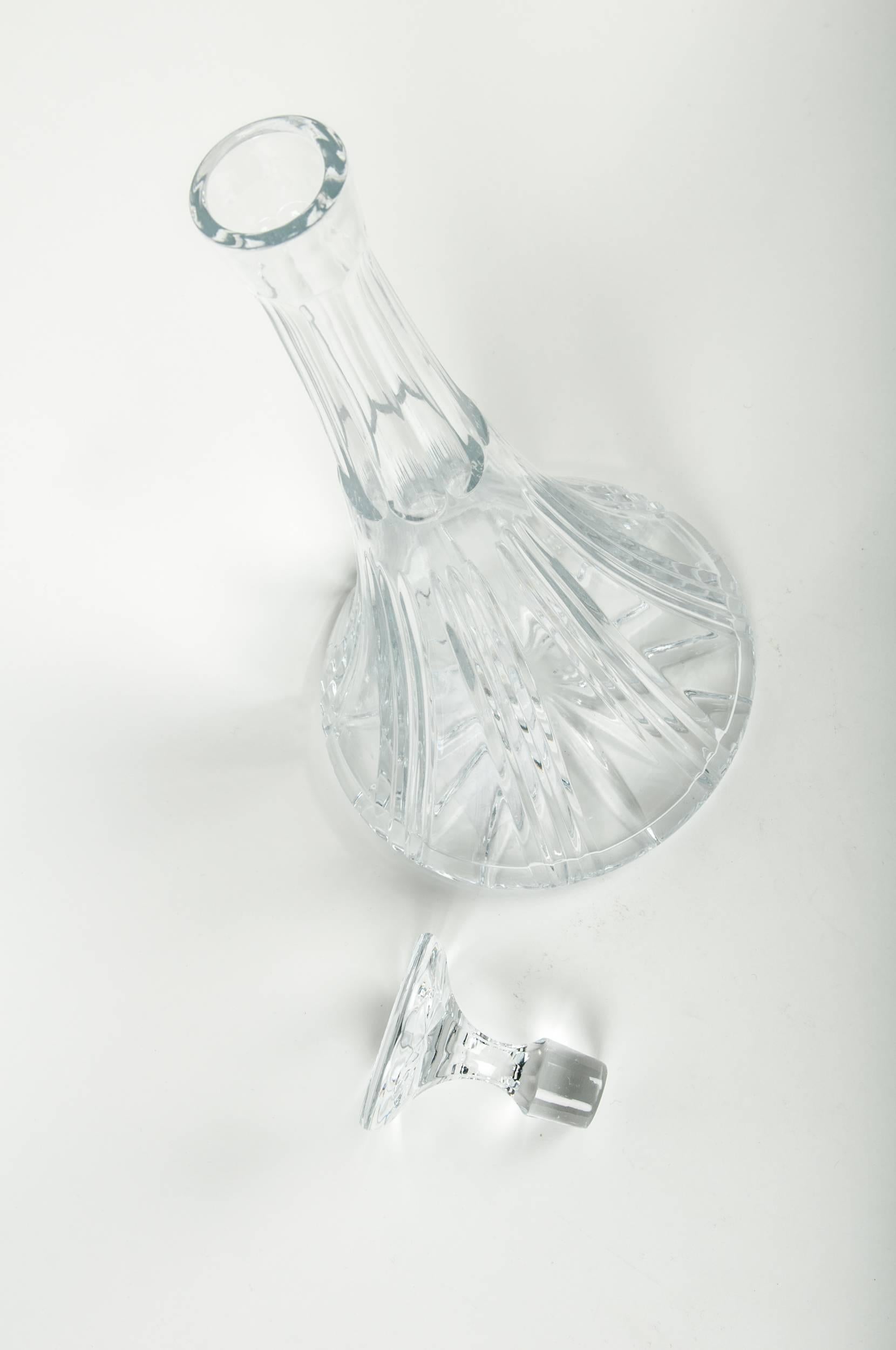 Early 20th Century Vintage Cut Crystal Decanter