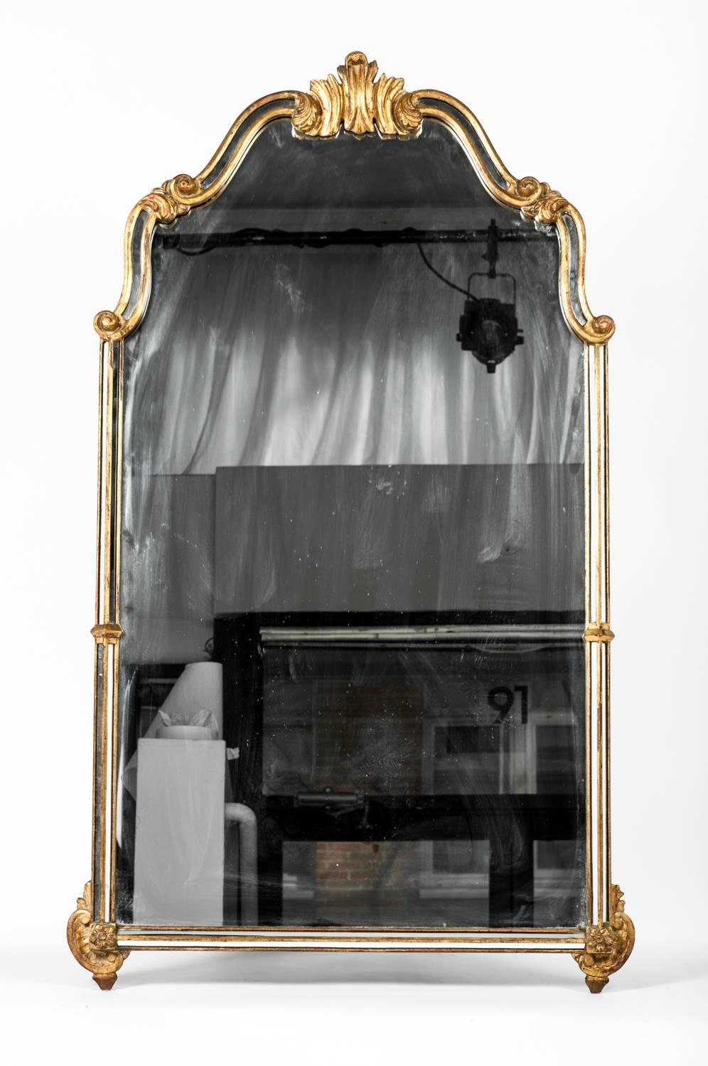 Mid-20th Century Vintage Hanging Wall Mirror.