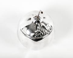 Vintage English Silver Plate Ice Bucket with Insert
