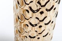 Mid-Century Art Deco Pair of Tall Gold Decorative Pieces