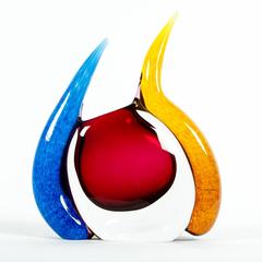 20th Century Art Glass Vessel .