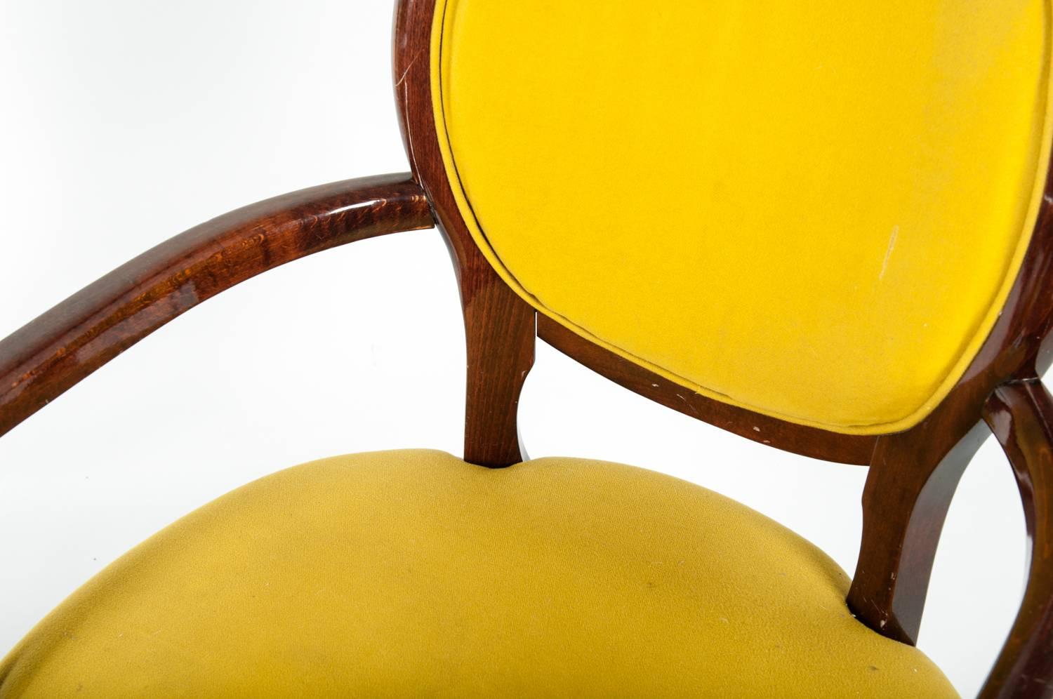 20th Century Mid-Century Modern Art Deco, Pair of Chairs