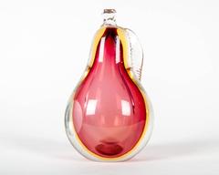 Mid-Century Murano Glass Decorative Fruit Shape Paper Weight