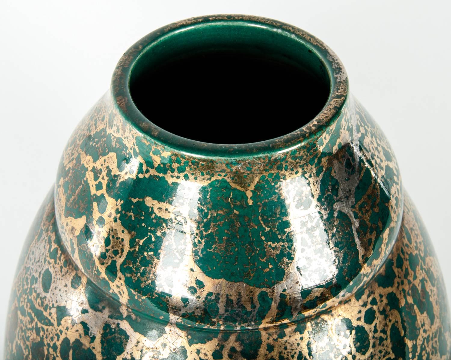 Modern French Glazed Ceramic Vase