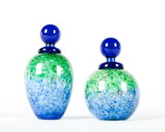 Mid-Century Murano Glass Decorative Perfume Bottle Set