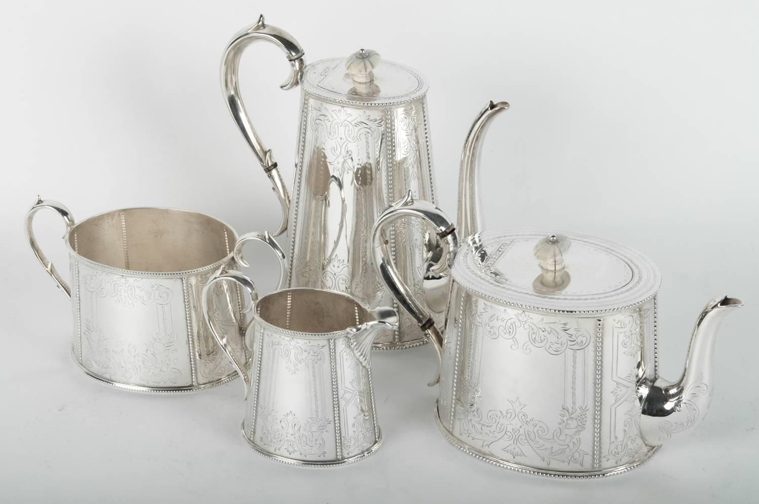 20th Century Old English Silver Plated Tea or Coffee Service