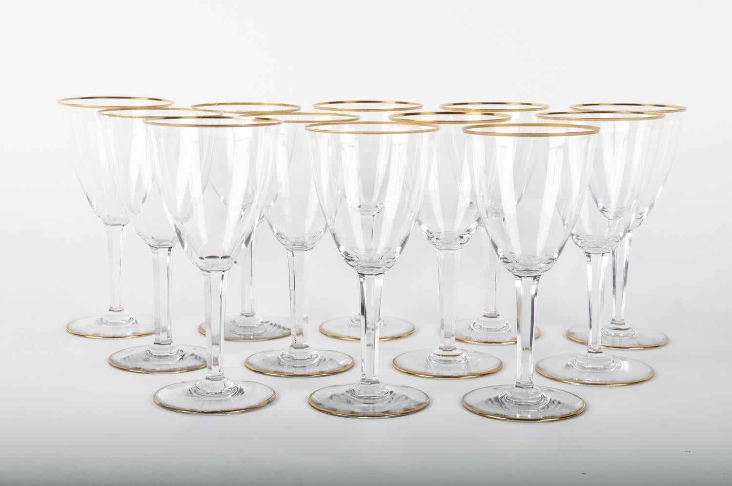 baccarat wine glasses vintage